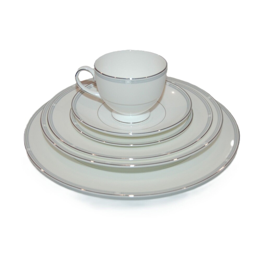 Wedgwood Notting Hill London Collection 6 Piece Place Setting Dinner Set White